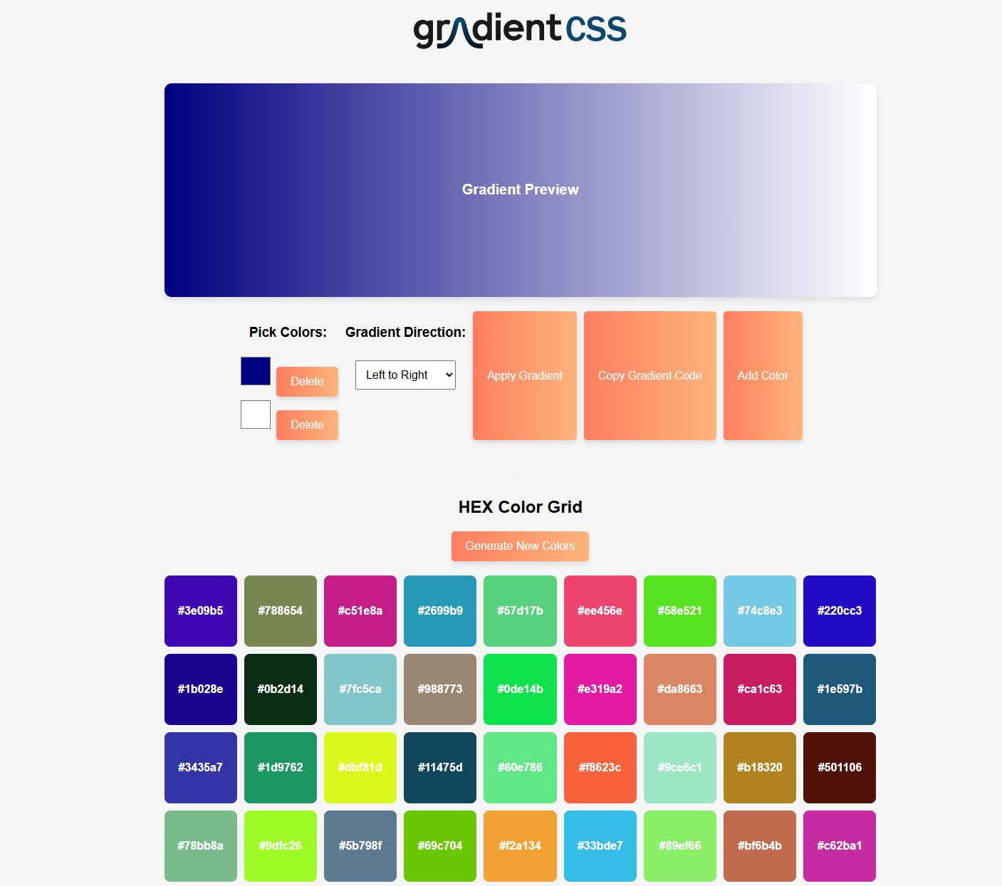 Gradient CSS